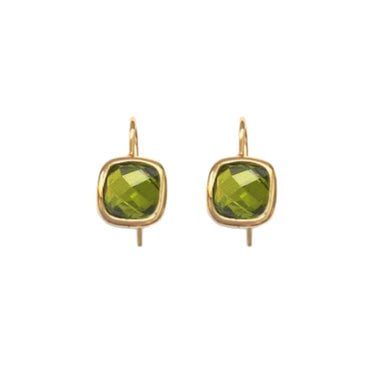 BOUCLES CLARENCE DORÉ / KAKI #couleur_DORÉ-/-KAKI