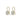 BOUCLES CLARENCE DORÉ / GRIS #couleur_DORÉ-/-GRIS-2