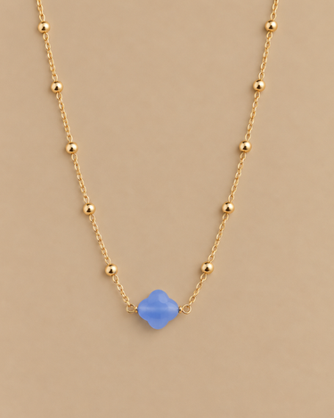 COLLIER IRIS BLEU #couleur_bleu