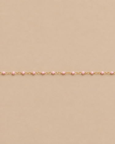 BRACELET THEA ROSE PÂLE #couleur_rose pâle / doré