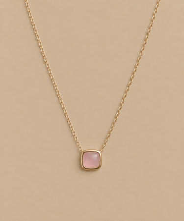 COLLIER CLARENCE ROSE #couleur_rose