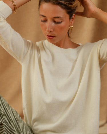 PULL FELIPE ECRU #couleur_ecru