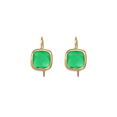 BOUCLES CLARENCE VERT SAPIN / DORÉ #couleur_vert-sapin-/-doré