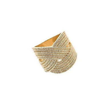BAGUE AMELIA DORÉ #couleur_doré
