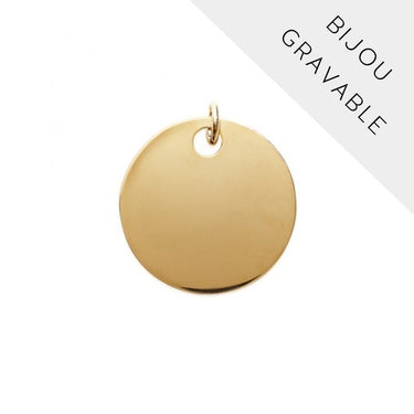 PENDENTIF ALMA DORÉ #couleur_doré