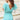 ROBE LUCIENNE TURQUOISE #couleur_turquoise