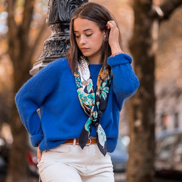 PULL GILDAS BLEU ÉLECTRIQUE #couleur_bleu-électrique