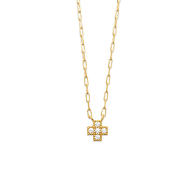 COLLIER ELORIE DORÉ #couleur_doré
