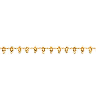 BRACELET EUGENIE DORÉ #couleur_doré