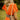 ROBE LUCIENNE MANDARINE #couleur_mandarine