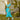 ROBE LUCIENNE BLEU OCÉAN #couleur_bleu-océan