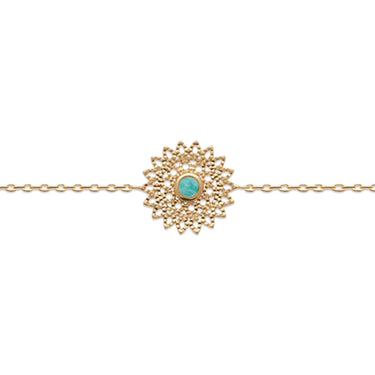 BRACELET ZAHRA DORÉ #couleur_doré