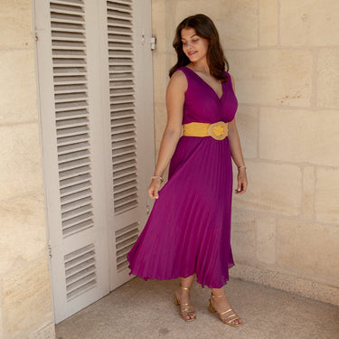 ROBE LAURENE VIOLET #couleur_violet