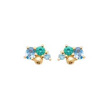 CLOUS ADELIE DORÉ / BLEU / VERT #couleur_doré-/-bleu-/-vert