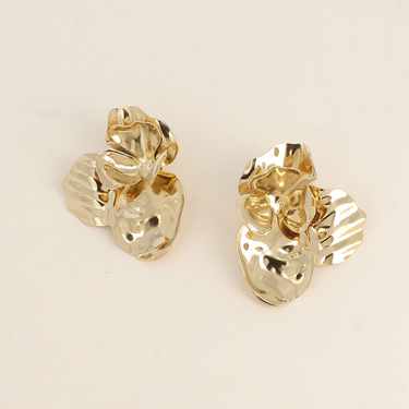BOUCLES MARTHE DORÉ #couleur_doré