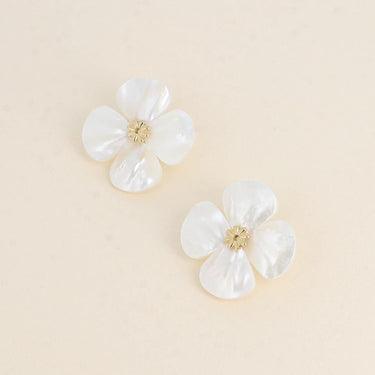 BOUCLES FLORIE NACRE BLANC #couleur_nacre-blanc