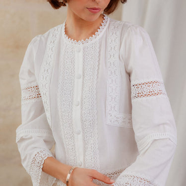 CHEMISIER LUCIEN BLANC #couleur_blanc