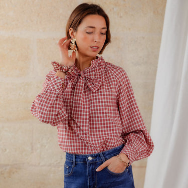 BLOUSE PAULA ROUGE #couleur_rouge