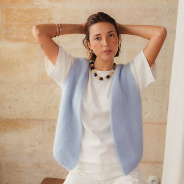 GILET BASILE BLEU CIEL #couleur_bleu-ciel