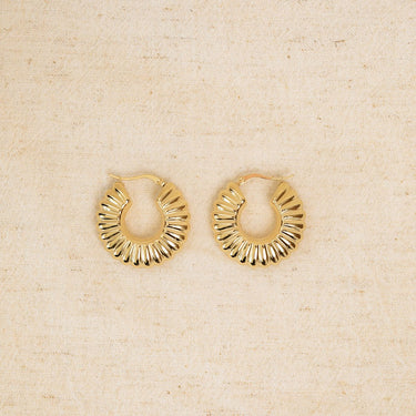 BOUCLES ESMEE DORÉ #couleur_doré
