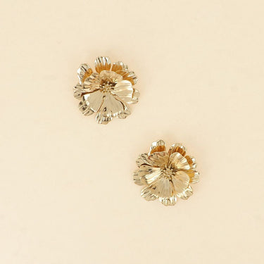 BOUCLES GISELE DORÉ #couleur_doré