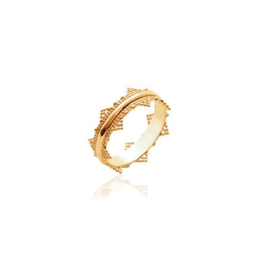 BAGUE LUDIVINE DORÉ #couleur_doré