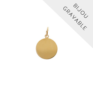 PENDENTIF ELORA DORÉ #couleur_doré