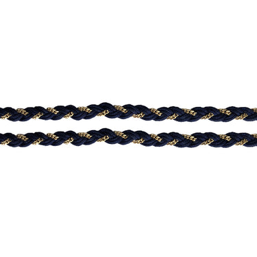 BRACELET MARGAUX BLEU MARINE / DORÉ #couleur_bleu-marine-/-doré