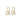 BOUCLES CLARENCE DORÉ #couleur_doré