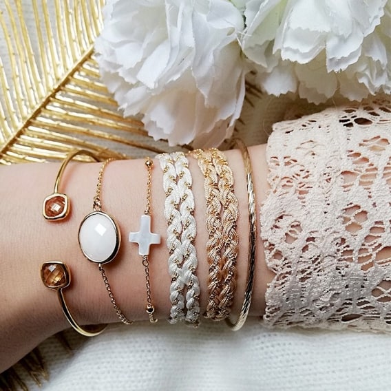 Photo de Bracelets sans strass BRACELET MARIYA chez Perrine et Antoinette