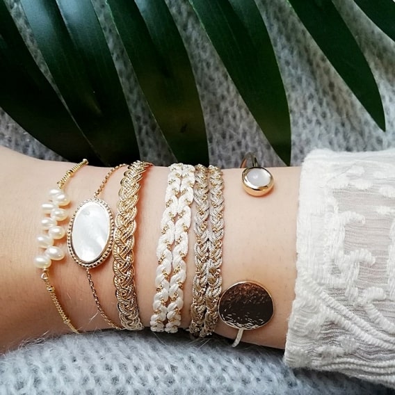 Photo de Bracelets sans strass BRACELET MALLORY chez Perrine et Antoinette