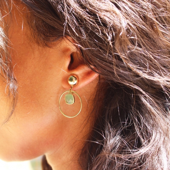 Photo de Boucles d'oreilles clips BOUCLES GISELLE chez Perrine et Antoinette