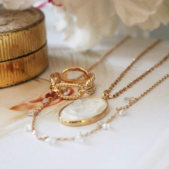 Photo de Plaqué Or BAGUE PRIMA chez Perrine et Antoinette