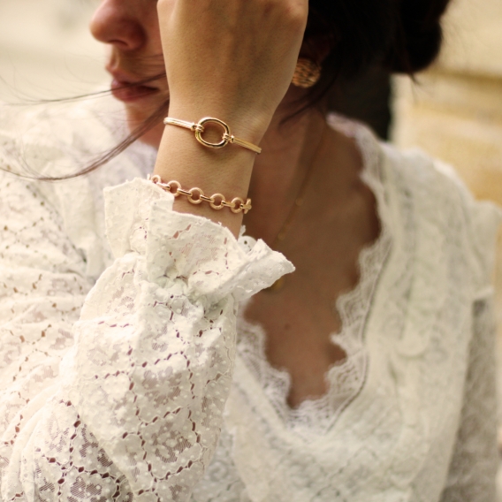 Photo de Bracelets maille XL BRACELET MILO chez Perrine et Antoinette