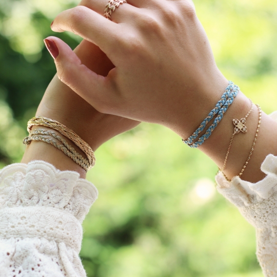 Photo de Bracelets tressés BRACELET MARGAUX chez Perrine et Antoinette