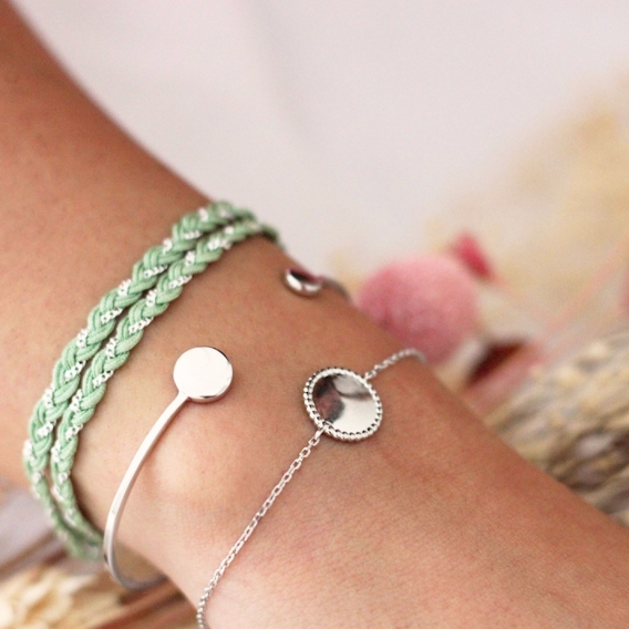 Photo de Bracelets tressés BRACELET MARGAUX chez Perrine et Antoinette