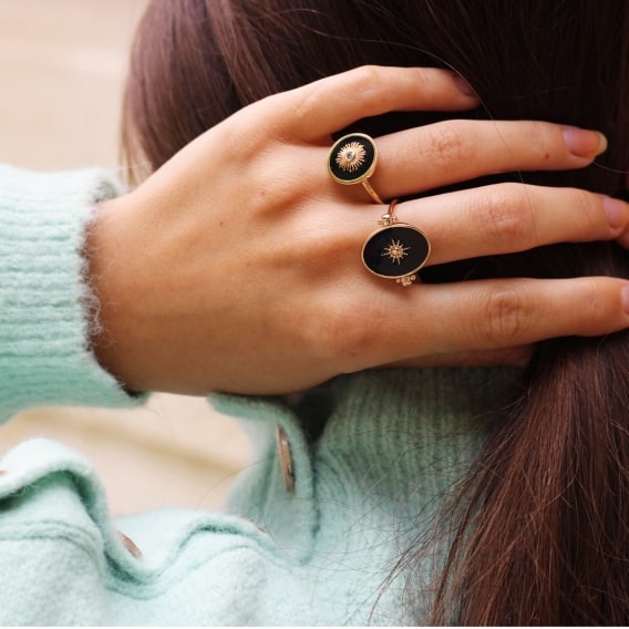 Photo de Bagues strass BAGUE IRENA chez Perrine et Antoinette