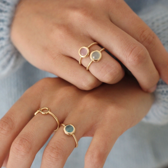 Photo de Plaqué Or BAGUE AMANDA chez Perrine et Antoinette