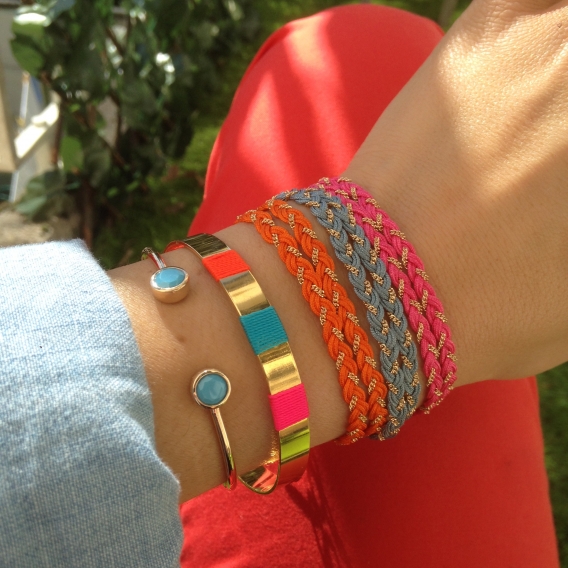 Photo de Bracelets empierrés JONC MARYLOU chez Perrine et Antoinette