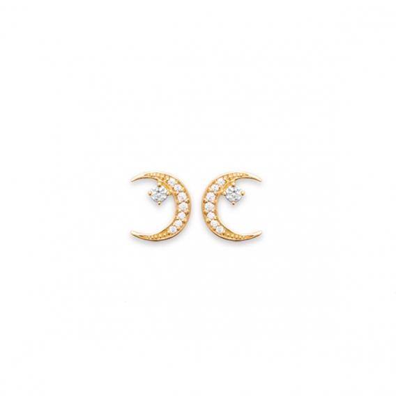 Photo de Clous d'oreilles BOUCLES LUNE chez Perrine et Antoinette