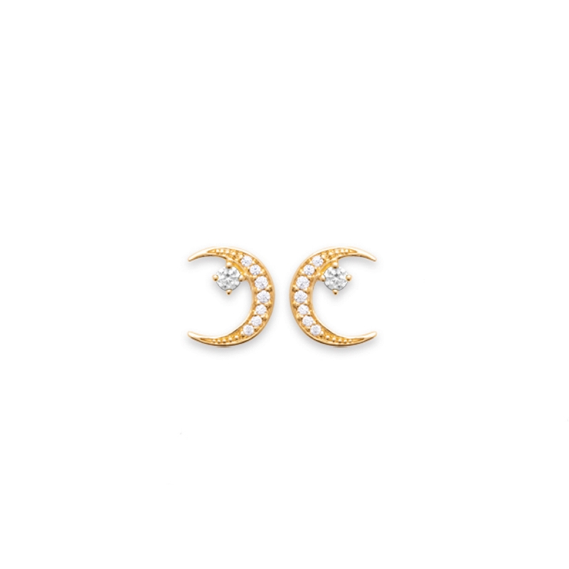 Photo de Clous d'oreilles BOUCLES LUNE chez Perrine et Antoinette