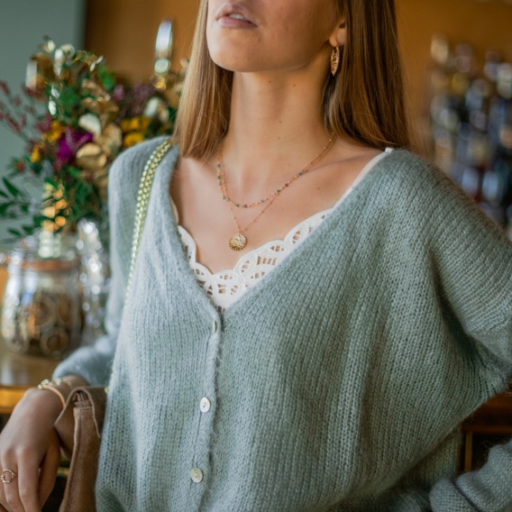 Photo de Mailles GILET ACHILLE chez Perrine et Antoinette
