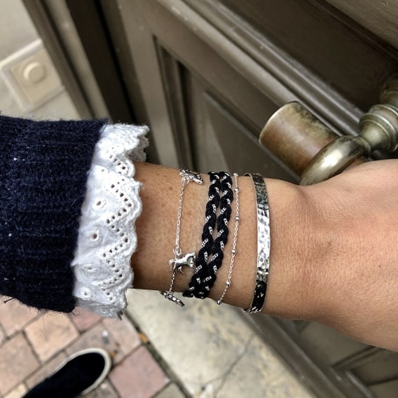 Photo de Bracelets sans strass BRACELET VALENTINE chez Perrine et Antoinette