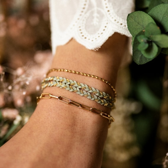 Photo de Bracelets tressés BRACELET MARGAUX chez Perrine et Antoinette