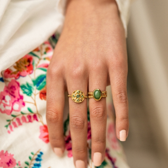 Photo de Bagues empierrées BAGUE ANOUCKA chez Perrine et Antoinette