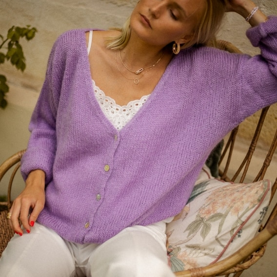Photo de Mailles GILET ACHILLE chez Perrine et Antoinette