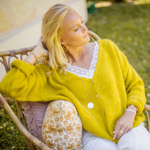 Photo de Mailles GILET ACHILLE chez Perrine et Antoinette
