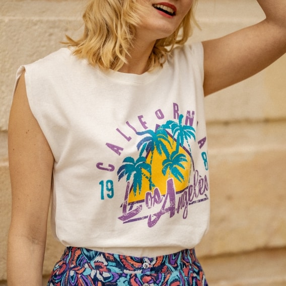Photo de Hauts T-SHIRT CALIFORNIA chez Perrine et Antoinette