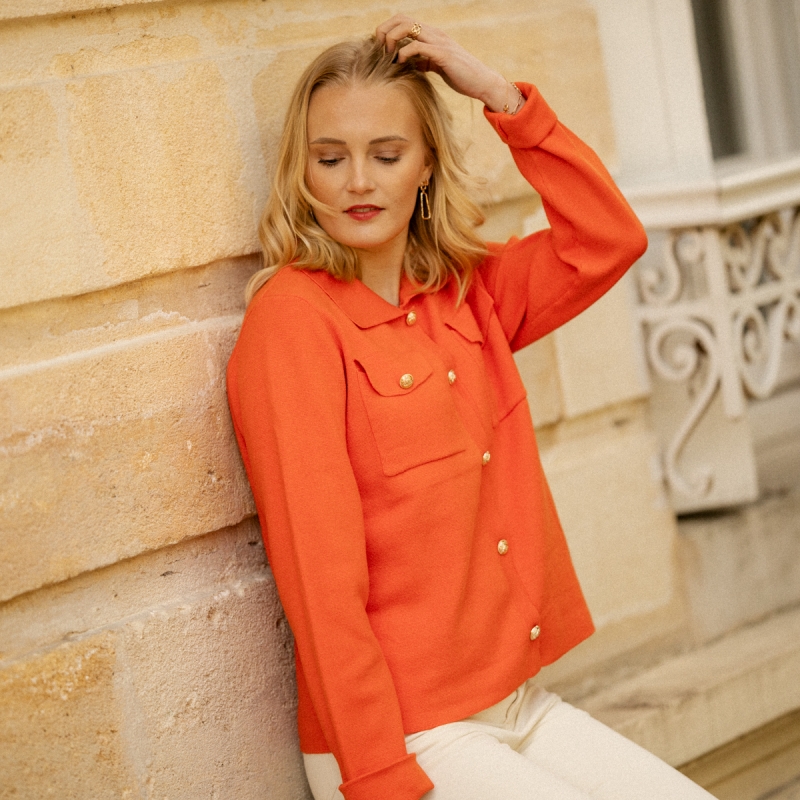 Photo de Mailles GILET OCTAVE chez Perrine et Antoinette