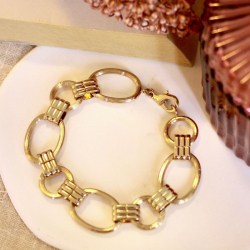 Photo de Bracelets maille XL BRACELET JACINTHE chez Perrine et Antoinette
